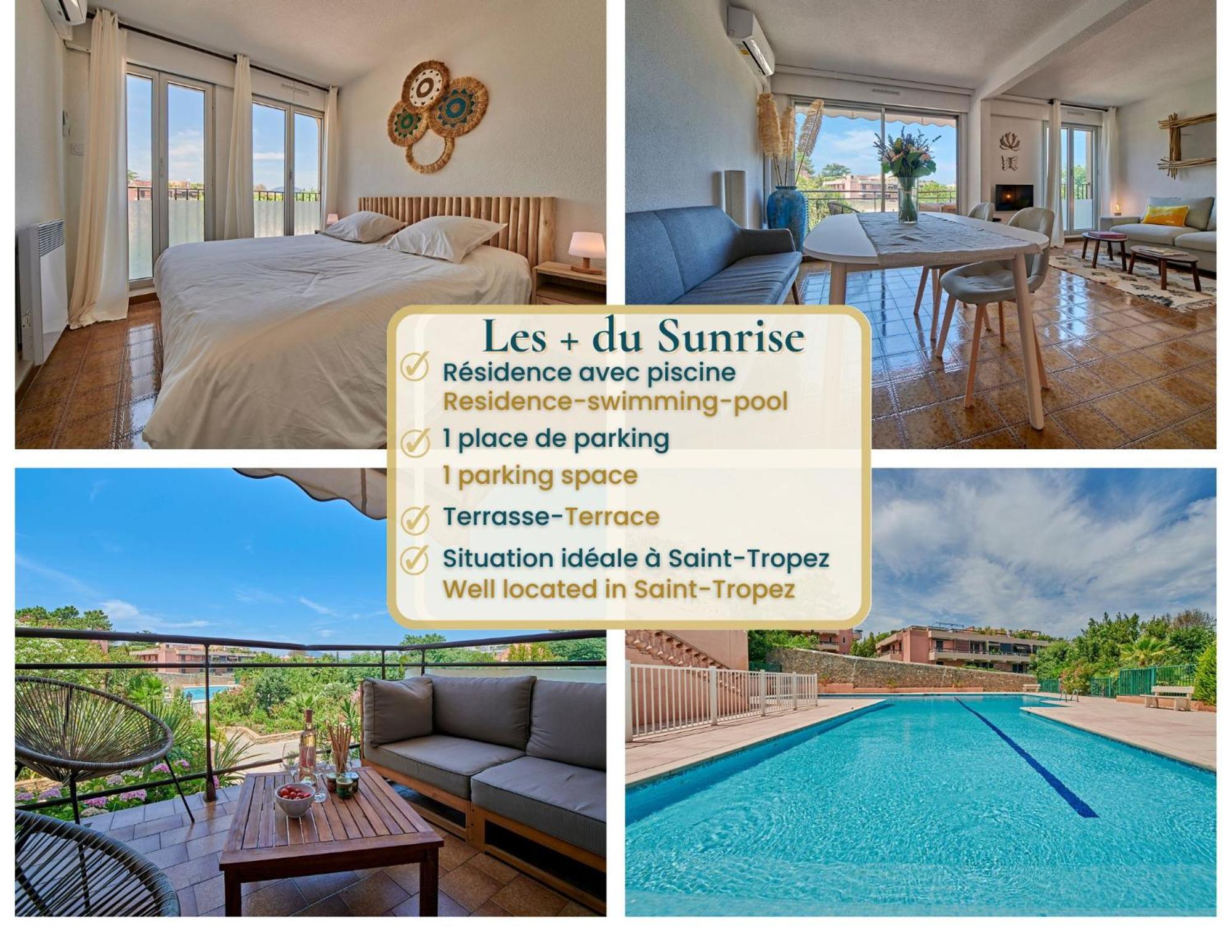 Апартаменты Sunrise -Swimming-Pool-Saint-Tropez Center-Parking Экстерьер фото